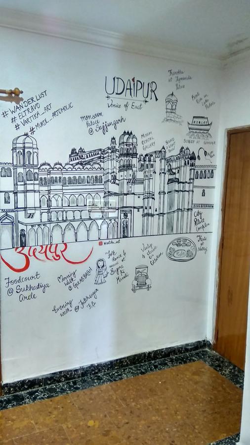Eltravo - Hostel Udaipur Bagian luar foto